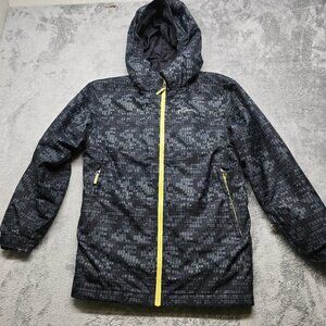 Columbia‎ 3-in-1 Jacket Omni Heat Hooded Jacket Mens L Black Full Zip Outdoor